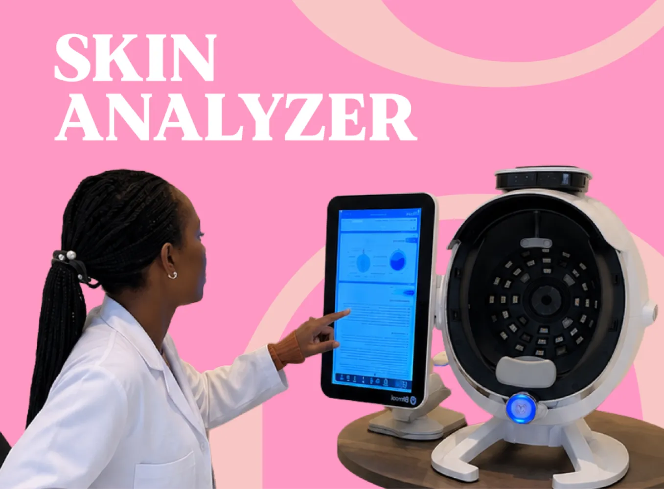 Skin analysing